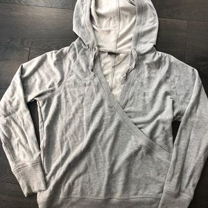 Joe Fresh Lightweight Crossover Grey Hoody Sz L